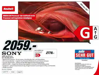 MediaMarkt Sony XR 65 X 95 J 65" 4K UHD LED TV Angebot