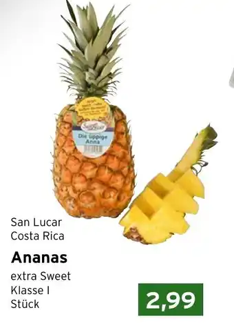 CAP Markt San Lucar Costa Rica Ananas Angebot