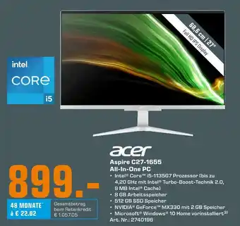 Saturn Acer aspire c27-1655 all-in-one pc Angebot