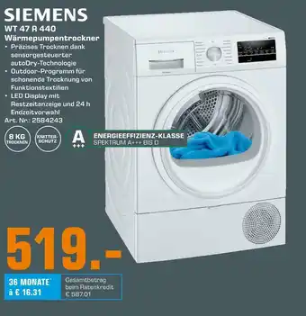 Saturn Siemens wärmepumpentrockner Angebot