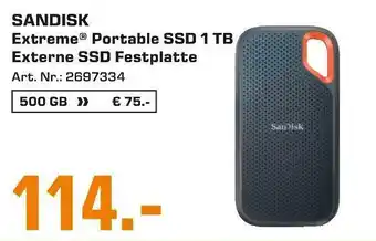 Saturn Sandisk externe ssd festplatte Angebot
