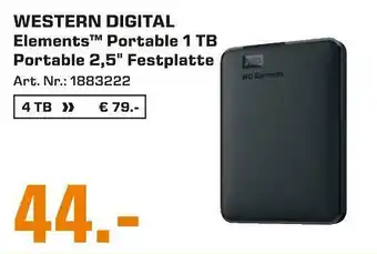 Saturn Western digital portable 2,5" festplatte Angebot