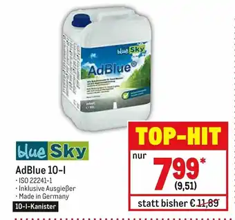 METRO Blue Sky AdBlue 10L Angebot