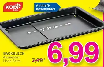 KODi Backblech Angebot