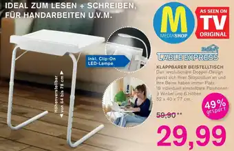 KODi Klappbarer Beistelltisch Angebot