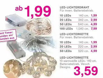 KODi LED Lichterdraht oder LED Lichterkette Angebot