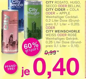 KODi City Rosato, Hugo, Secco oder Bellini Angebot