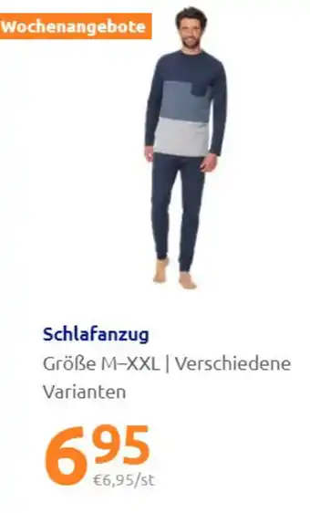 Action Schlafanzug Angebot