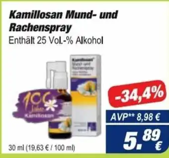 Easy Apotheke Kamillosan Mund und Rachenspray 30ml Angebot