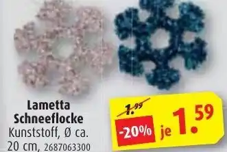 ROLLER Lametta Schneeflocke Angebot