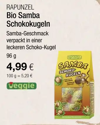 Vitalia Rapunzel Bio Samba Schokokugeln 96g Angebot