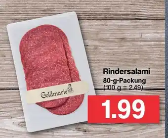 Famila Nord West Goldmarie Rindersalami 80g Angebot