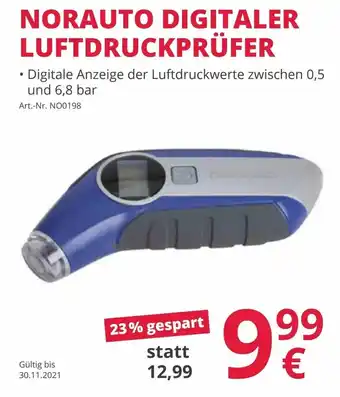 A.T.U. Norauto Digitaler Luftdruckprüfer Angebot