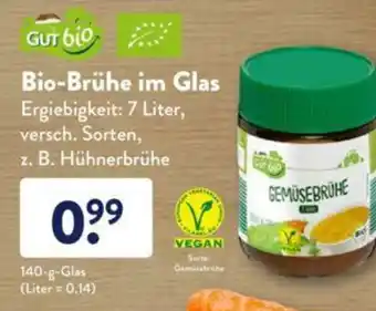 Aldi Süd Bio Brühe im Glas 140g Angebot