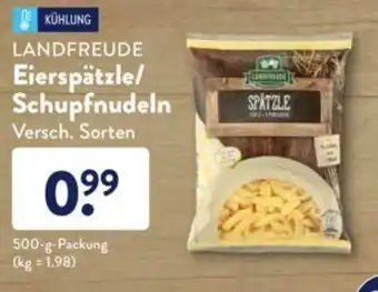 Aldi Süd Landfreude Eierspätzle/Schupfnudeln 500g Angebot
