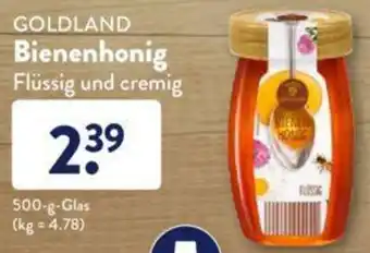 Aldi Süd Goldland Bienenhonig 500g Angebot