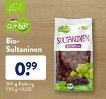 Aldi Süd Gut Bio Sultaninen 200g Angebot