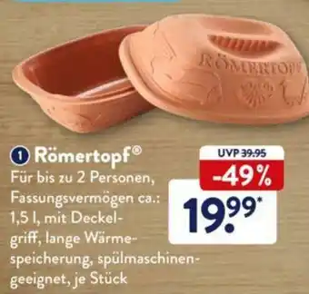 Aldi Süd Römertopf Angebot