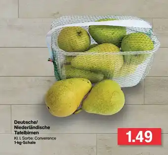 Famila Nord West Deutsche/Niederländische Tafelbirnen 1kg Angebot