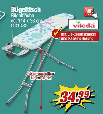 Poco Vileda bügeltisch Angebot