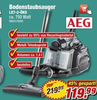 Poco Aeg bodenstaubsauger Angebot