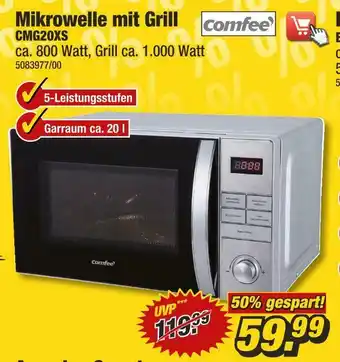 Poco Comfee mikrowelle mit grill Angebot