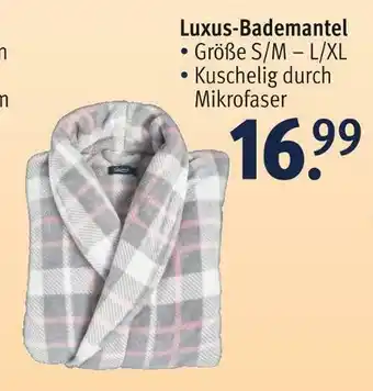 Rossmann Ideen welt luxus-bademantel Angebot