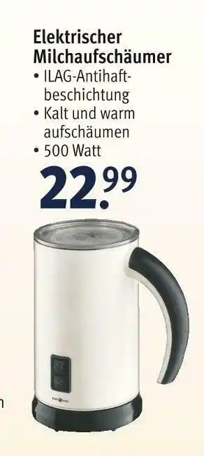 Rossmann Ideenwelt elektrischer milchaufschäumer Angebot