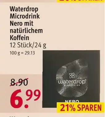 Rossmann Waterdrop microdrink nero Angebot