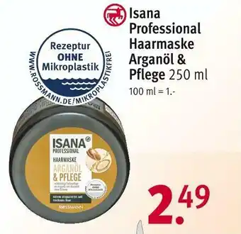 Rossmann Isana professional haarmaske arganöl & pflege Angebot