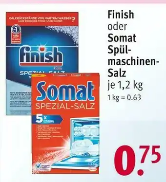 Rossmann Finish oder somat spülmaschinen-salz Angebot