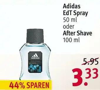 Rossmann Adidas edt spray oder after shave Angebot