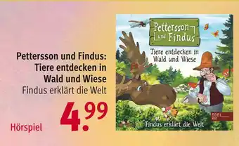 Rossmann Hörspiel pettersson und findus: tiere entdecken in wald und wiese Angebot