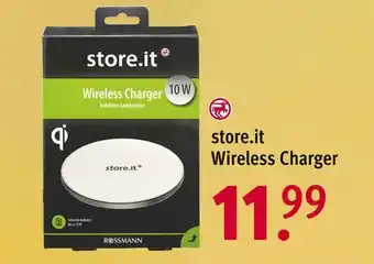 Rossmann Store.it wireless charger Angebot