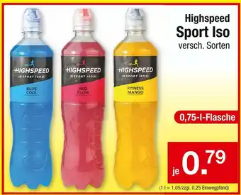 Zimmermann Highspeed sport iso wasser mit geschmack Angebot