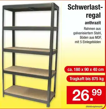 Zimmermann Schwerlastregal Angebot