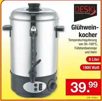 Zimmermann Desk glühweinkocher Angebot