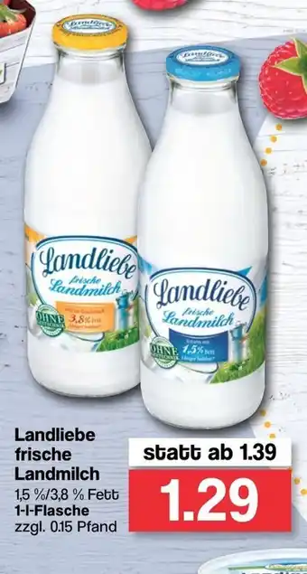 Famila Nord West Landliebe Frische Landmilch 1L Angebot