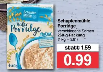 Famila Nord West Schapfenmühle Porridge 260g Angebot