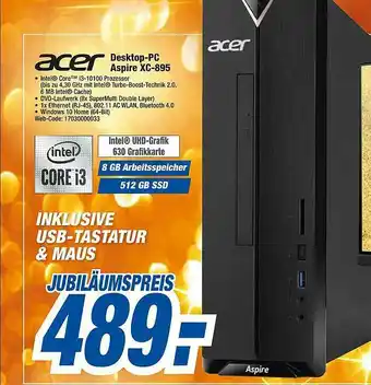 expert Octomedia Acer Desktop-pc Aspire Xc-895 Angebot