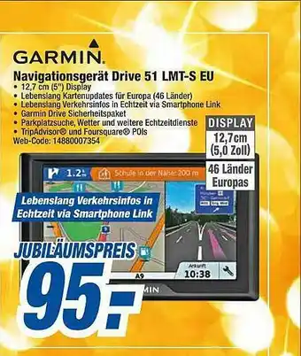 expert Octomedia Garmin Navigationsgerät Drive 51 Lmt-s Eu Angebot