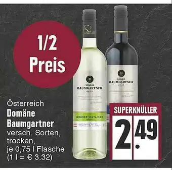 Edeka Domäne Baumgartner Angebot