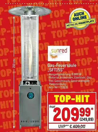 METRO Gas-feuersäule Angebot