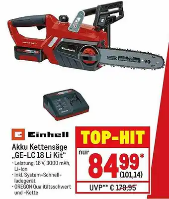 METRO Akku Kettensäge Angebot