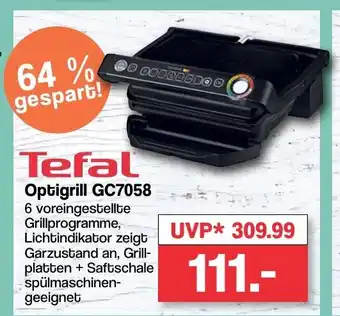 Famila Nord West Tefal Optigrill GC7058 Angebot