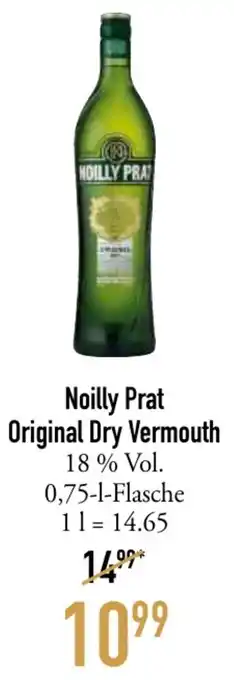 Galeria Markthalle Noilly Prat Original Dry Vermouth 0,75 L Flasche Angebot