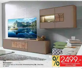 Zurbrüggen Wohnwand Angebot