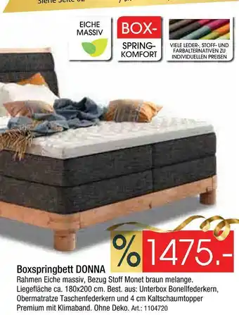 Zurbrüggen Boxspringbett donna Angebot