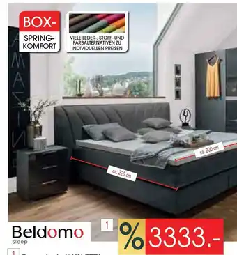 Zurbrüggen Beldomo boxspringbett valetta Angebot