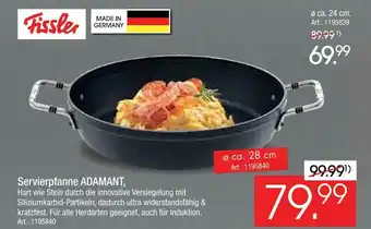 Zurbrüggen Fissler servierpfanne adamant Angebot